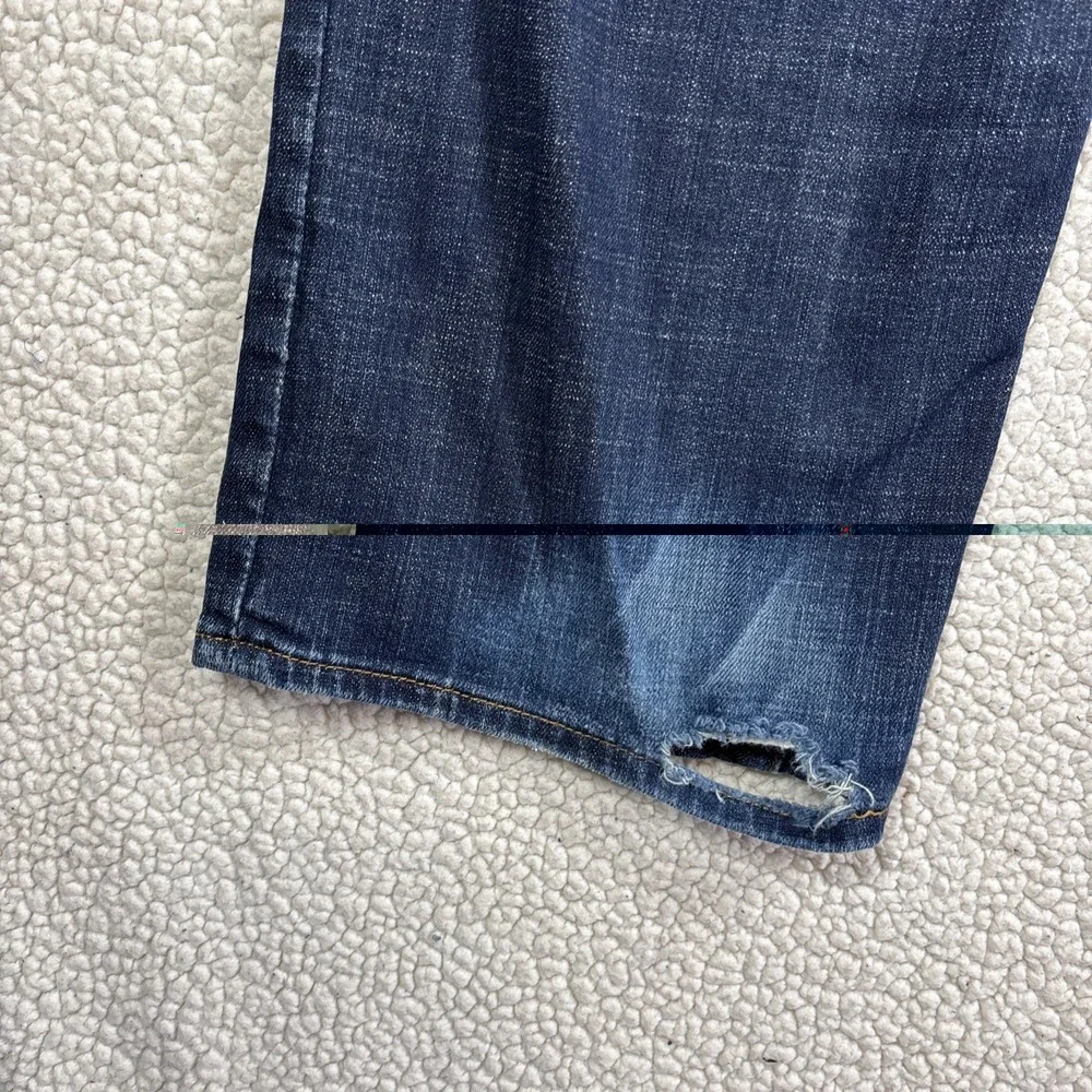 Lucky Brand 361 Vintage Straight Men W34 L30 Dark Wash Stretch Classic Fit Jeans